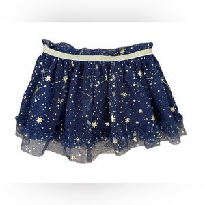 Baby Starters Navy and Gold Star Skirt Tutu